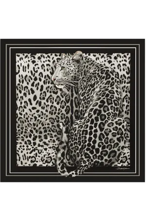 Dolce & Gabbana Schal mit Leoparden-Print