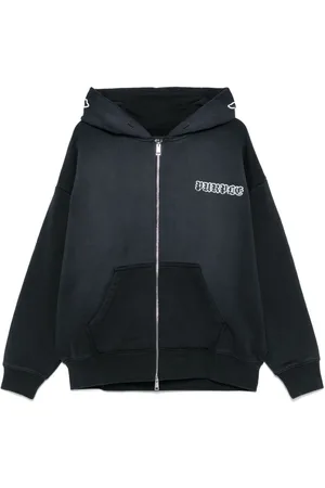 Purple Brand Hoodie mit Logo-Print
