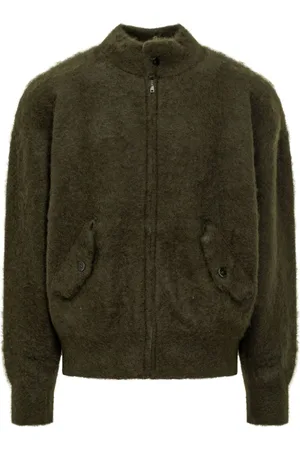 LANEUS Cardigan mit gebürstetem Effekt