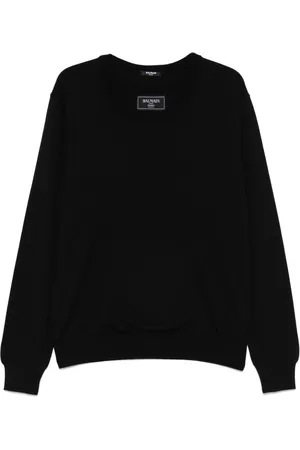 Balmain Pullover mit doppeltem Kragen