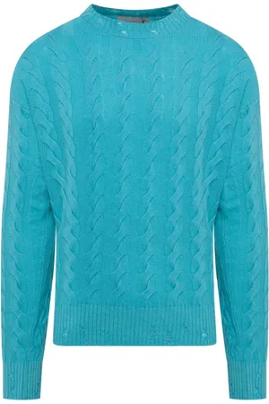 LANEUS Pullover mit Zopfmuster