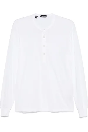 Tom Ford Pullover mit Henley-Kragen