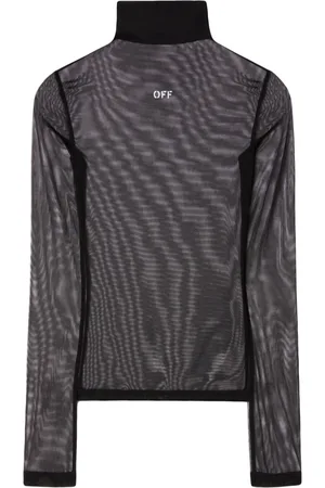 OFF-WHITE Langarmshirt mit Off Stamp-Print