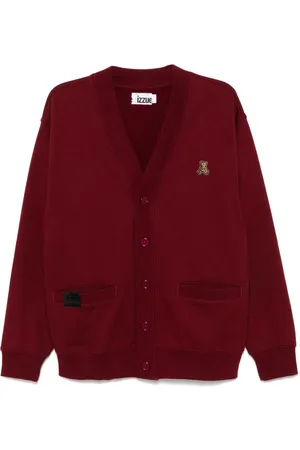 Izzue Cardigan mit Teddy-Patch