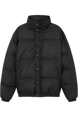 VERSACE Gesteppte Iconic Crest Jacke mit Stickerei