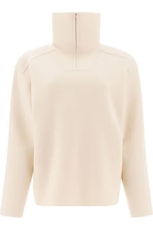 Auralee Rollkragenpullover mit Reißverschluss