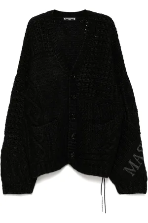 MASTERMIND Cardigan mit Zopfmuster