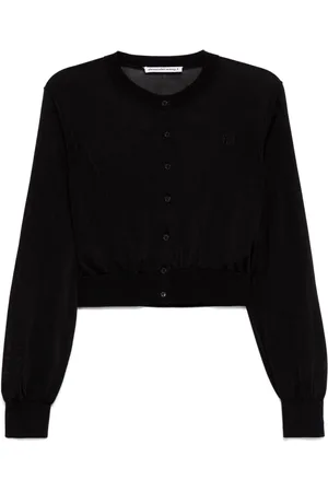 Alexander Wang Cropped-Cardigan mit Stickerei