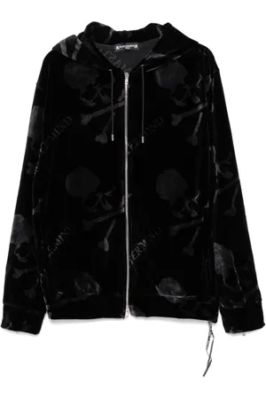 MASTERMIND Kapuzenjacke mit Totenkopf-Print