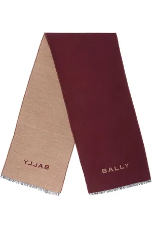 Bally Schal mit Logo-Stickerei
