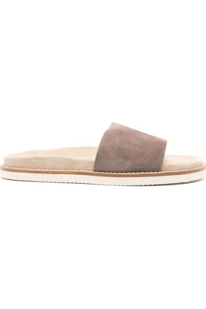 Brunello Cucinelli Pantoletten aus Wildleder