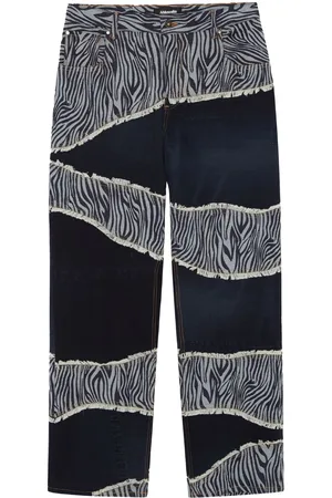 Ahluwalia Tief sitzende Rework Jeans