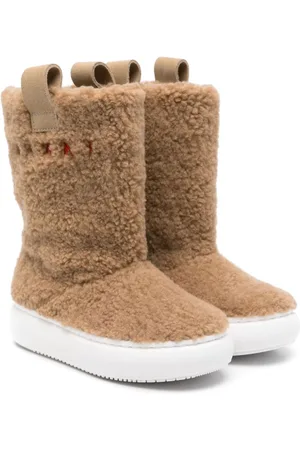 Marni Stiefel mit Faux Fur