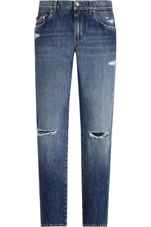 Dolce & Gabbana Gerade Jeans im Distressed-Look