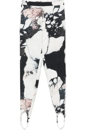 Roberto Cavalli Hose mit Marmor-Print