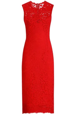 Dolce & Gabbana Midikleid aus Blumenspitze