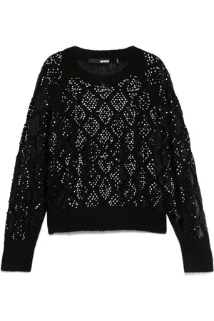 ROTATE Pullover mit Pailletten