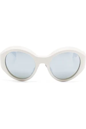 Moncler Sonnenbrille mit rundem Gestell