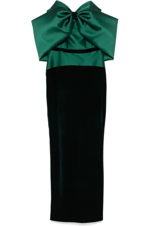 Cristallini Celeste Maxikleid