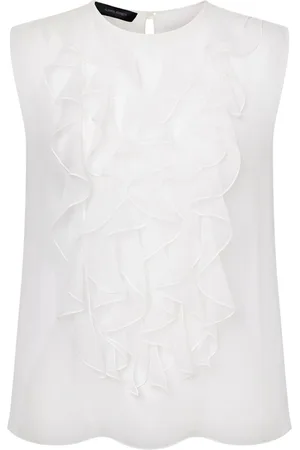 Alberta Ferretti Top mit Rüschen