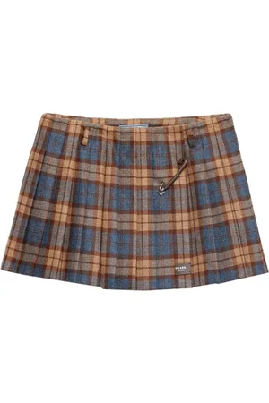 Prada Karierter Minirock