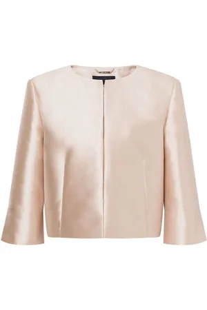 Alberta Ferretti Jacke in Satinoptik