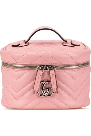 Gucci 2016-2023 mini GG Marmont Round Kosmetiktasche