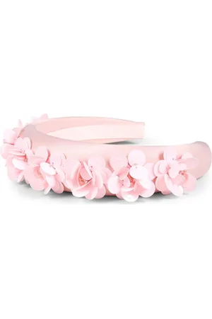 Self-Portrait Stirnband mit Blumenapplikation
