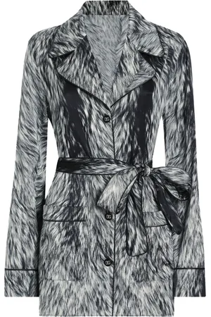 Dolce & Gabbana Bluse mit Pelz-Print