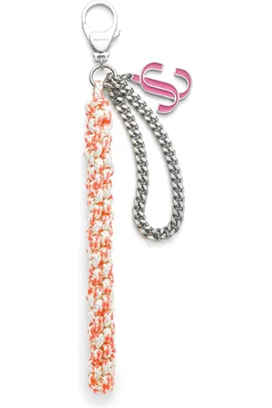 Jimmy Choo Braided Rope Taschenanhänger