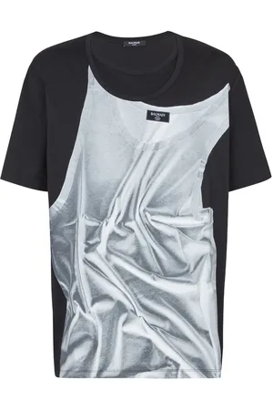 Balmain T-Shirt mit grafischem Print