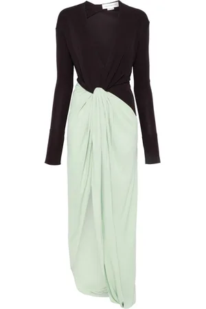 Victoria Beckham Jersey-Abendkleid mit Knotendetail