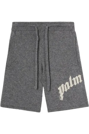 Palm Angels Gestrickte Shorts mit Logo