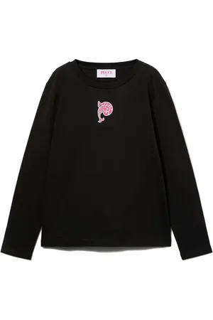 PUCCI Junior T-Shirt mit Logo-Print