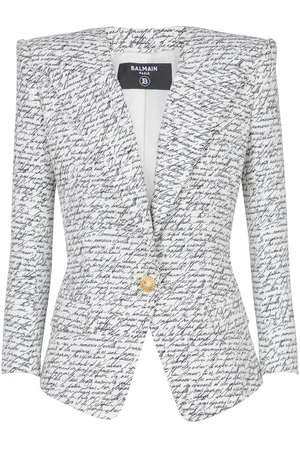 Balmain Klassische Love Letter Jacke
