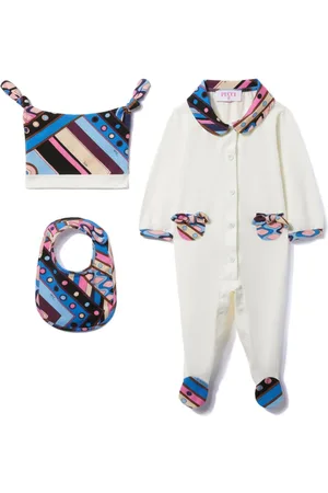 PUCCI Junior Strampler-Set mit Vivara-Print