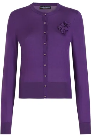 Dolce & Gabbana Cardigan mit Blumenapplikation