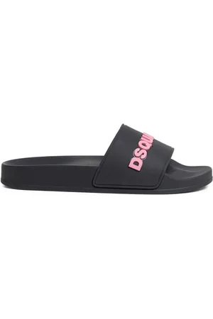 Dsquared2 Pantoletten mit Logo-Print