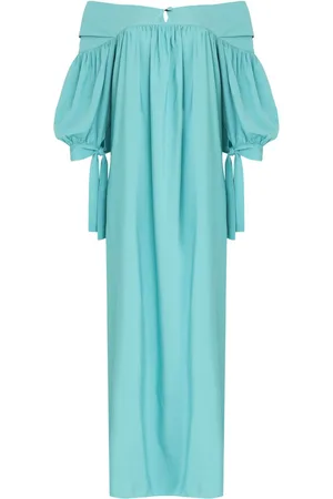 AMIR SLAMA Schulterfreies Maxikleid