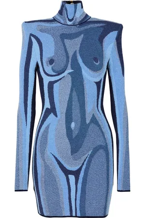 Balmain Gestricktes Minikleid