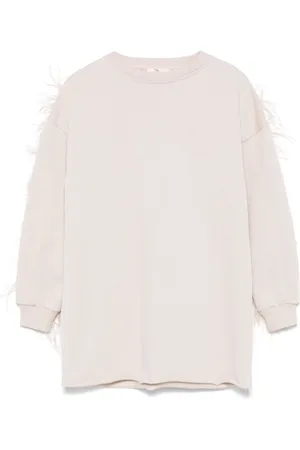 Le pandorine Kleid mit Federn