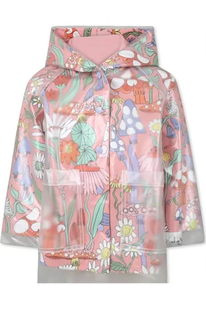 Stella McCartney Regenmantel mit Blumen-Print