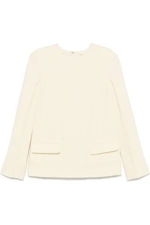 Totême Bluse mit Slub-Struktur