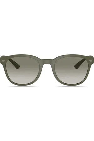 Emporio Armani Sonnenbrille mit geometrischem Gestell