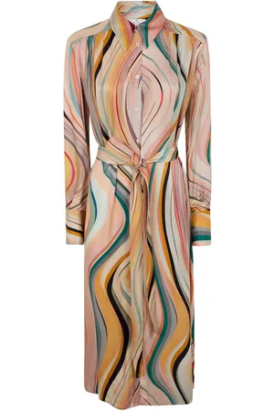 Paul Smith Gemustertes Midikleid