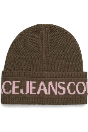VERSACE Beanie mit Intarsien-Logo