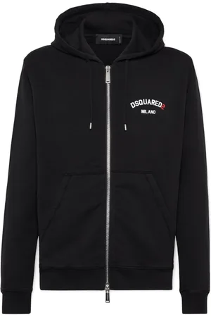 Dsquared2 Kapuzenjacke mit Logo-Print