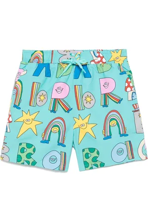 Stella McCartney Badeshorts mit grafischem Print