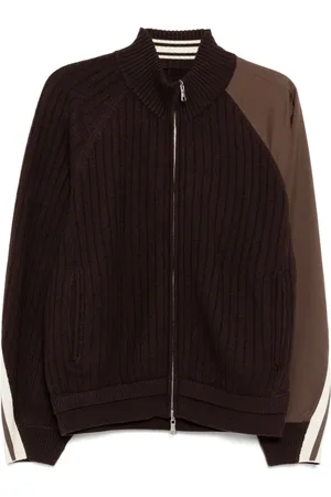 CROQUIS Splicing Cardigan mit Reißverschluss