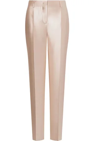 Alberta Ferretti Mikado Hose aus Satin